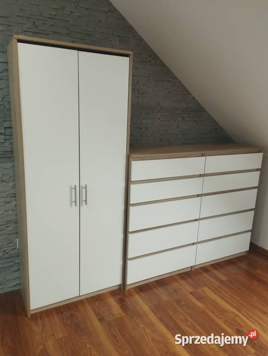 Zestaw mebli szafa i 2 komody małopolskie Bystra