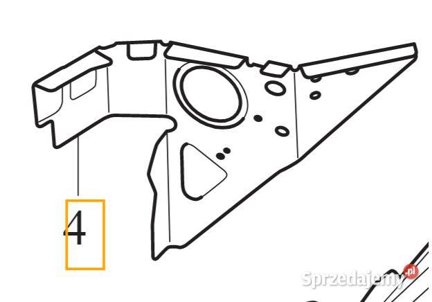 VOLVO S60 V60 XC60 II wspornik lewej podluznicy Gadgety motoryzacyjne