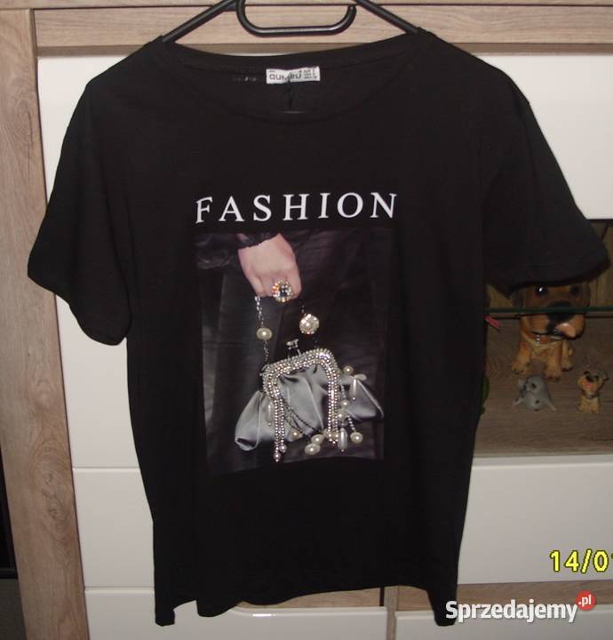 TSHIRT cyrkonie perełki r SM QUMRU kolorowy wielkopolskie