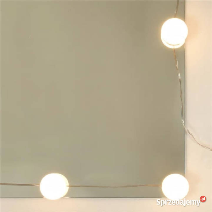 Zestaw z toaletką i oświetleniem LED szarość