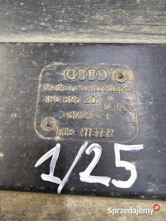 OSŁONA PODWOZIA LEWA AUDI A6 C6 4F0825207C śląskie Przystajń