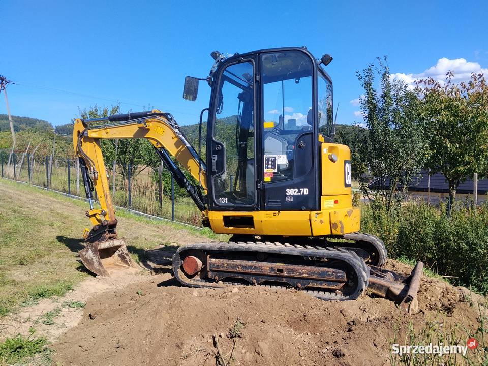 mini koparka caterpillar cat 3027 jcb kubota nie Sucha Beskidzka