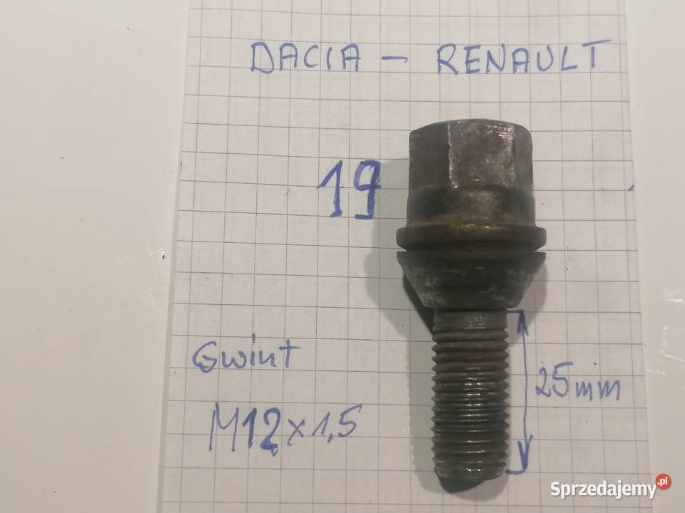 śruba koła Renault Dacia Piotrków Trybunalski