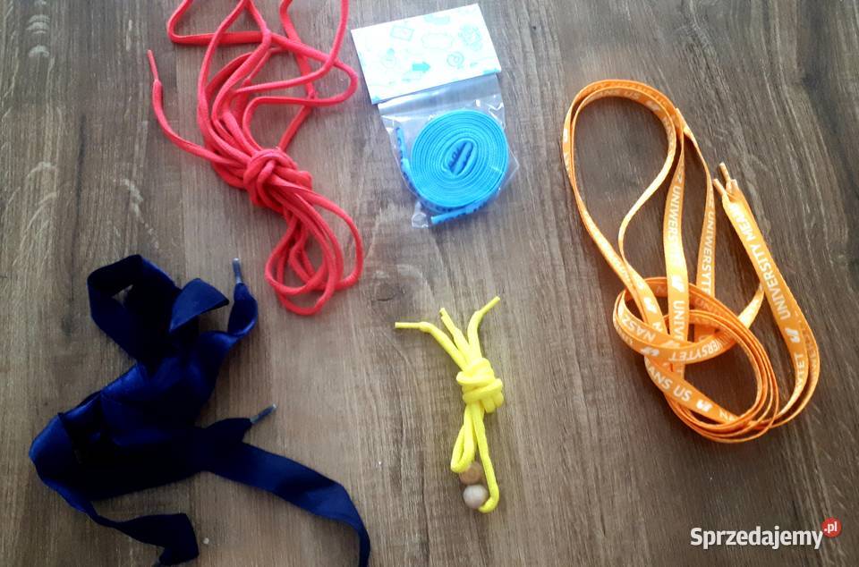 Nowe sznurówki żółtobiałe 120 promocja Do inna Gliwice