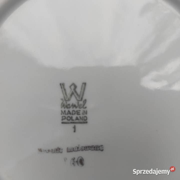 Fason Fryderykazłoty miętowy liść Krzysztof Porcelana i szkło Porcelana i szkło