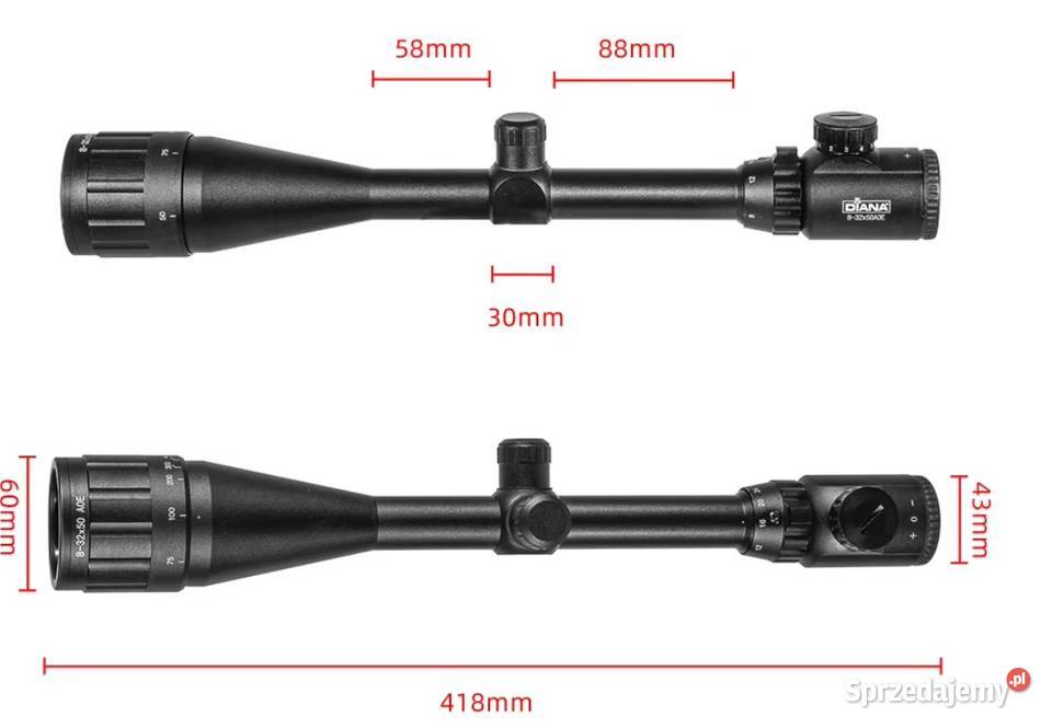 DIANA nowa luneta celownicza 832x50 AOE montaż Izabelin C