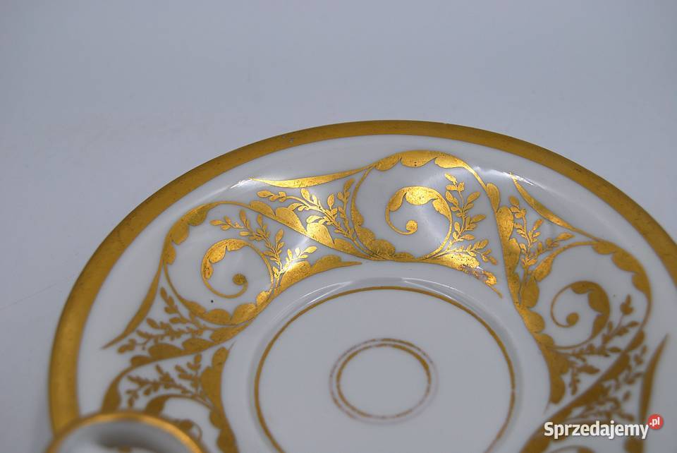 Porcelana KPM zestaw duo filiżanka ze spodkiem I wielkopolskie Poznań