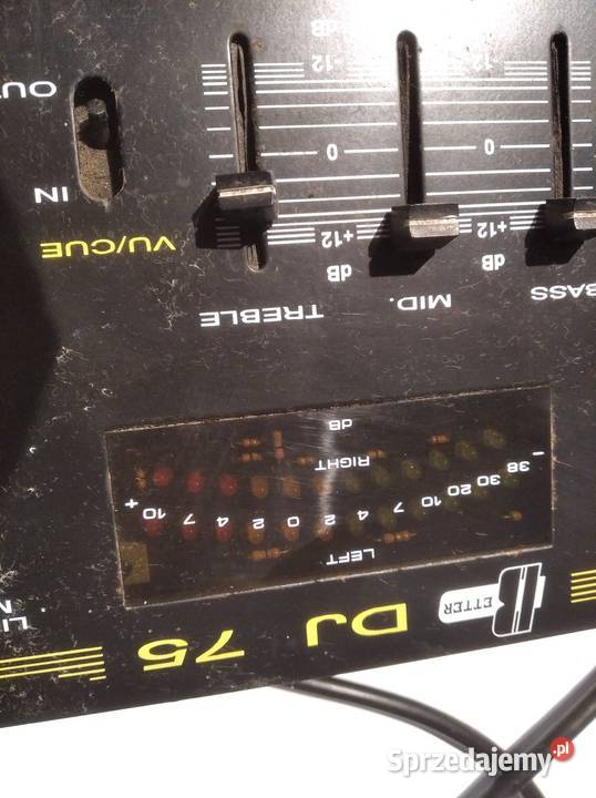 Mixer dyskotekowy Better DJ75 Wzmacniacze i pokrewne lubelskie Sobieska Wola Pierwsza