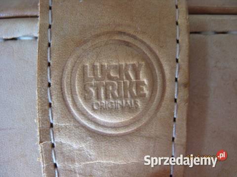 Skórzany piękny nowy kufer USA orginalny LUCKY Warszawa sprzedam
