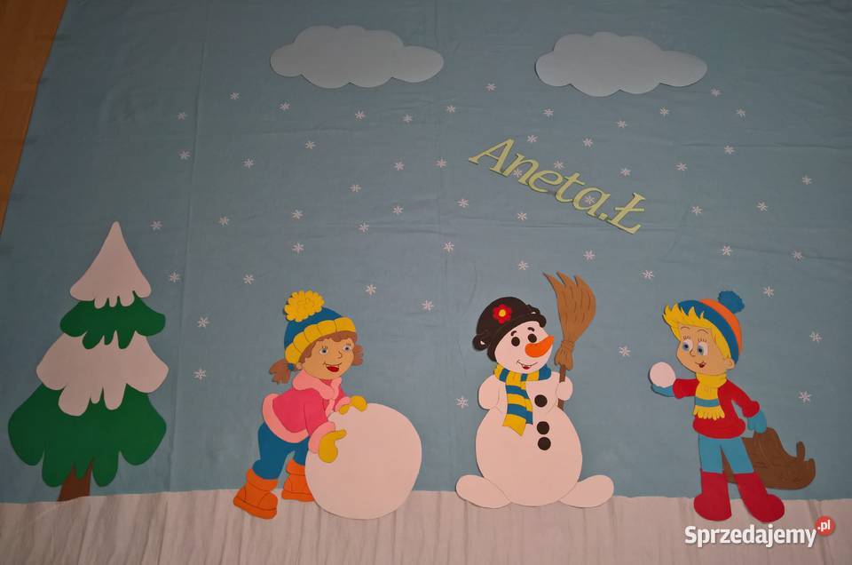 Dekoracje zimowe z brystolu 504102444 Ryki