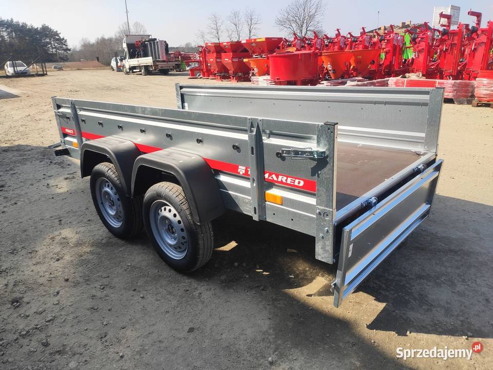 Przyczepka samochodowa Temared PRAKTI 26122 burtowe Poznań