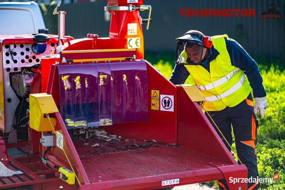 Rębak tarczowy Skorpion 250L silnik Diesel do