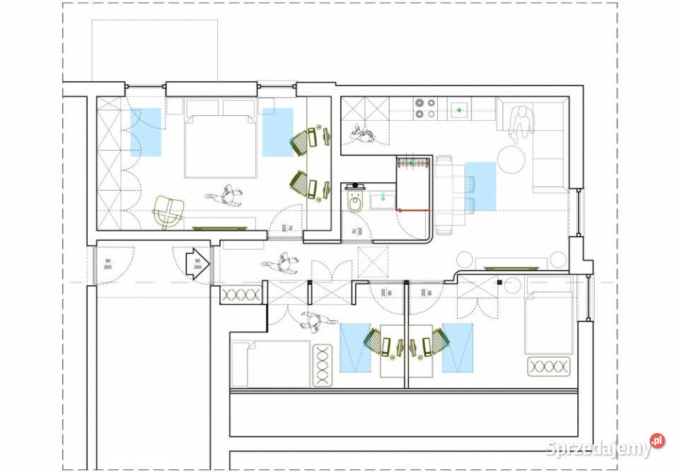 Mieszkanie na poddaszu możliwe 4 pokoje 64m2 Lublin sprzedam