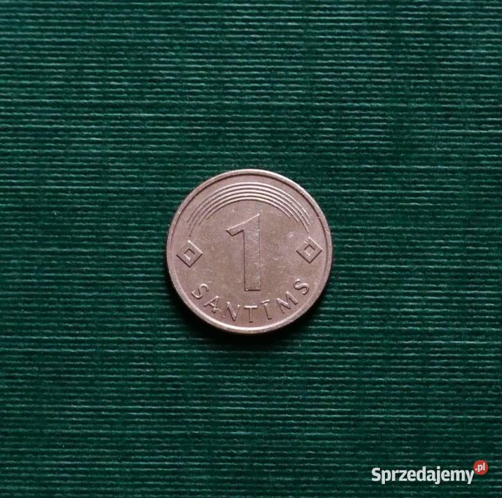 ŁOTWA 1 santim 1992r Gliwice