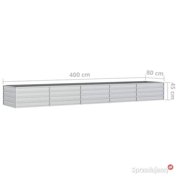 Donica do podwyższonej rabaty 400x80x45 stal Warszawa sprzedam