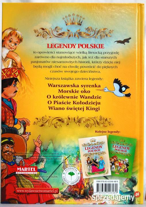Legendy polskie Agnieszka NożyńskaDemianiuk wyd Lublin sprzedam