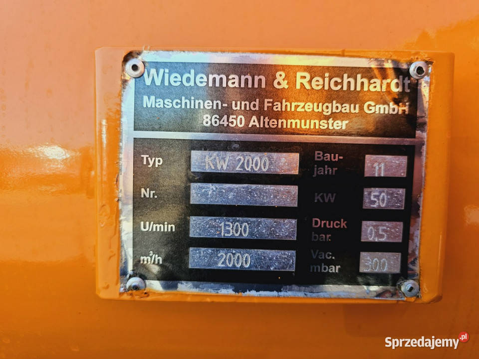MAN Wiedemann SUPER 2000 4x2 WUKO RECYKLING do Daleszyce
