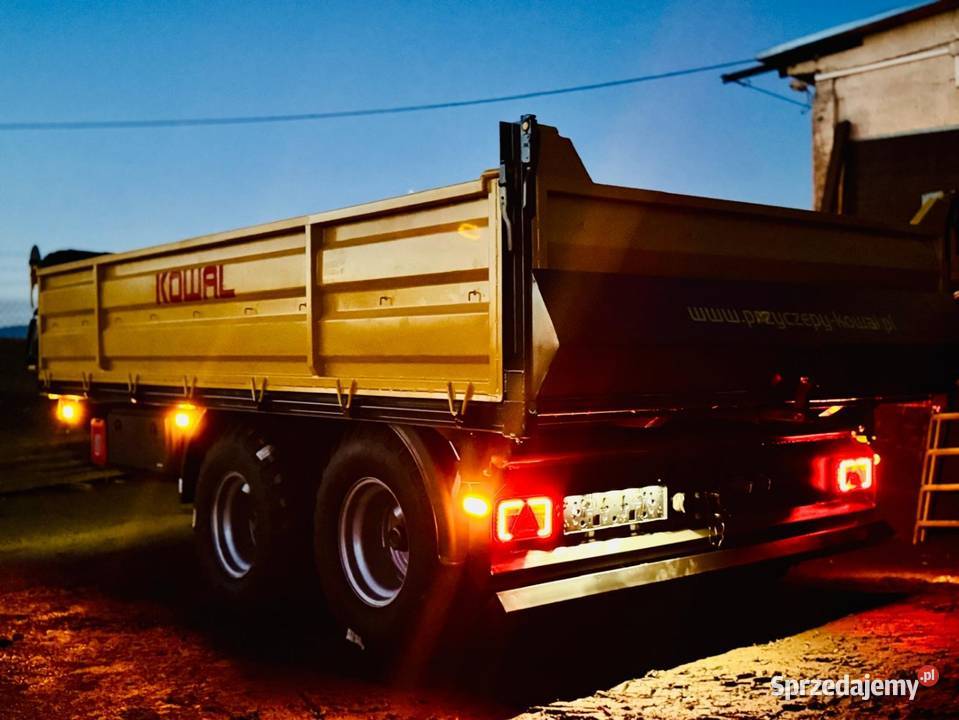 Nowa przyczepa rolnicza Tandem 255x450x65 FV małopolskie Limanowa