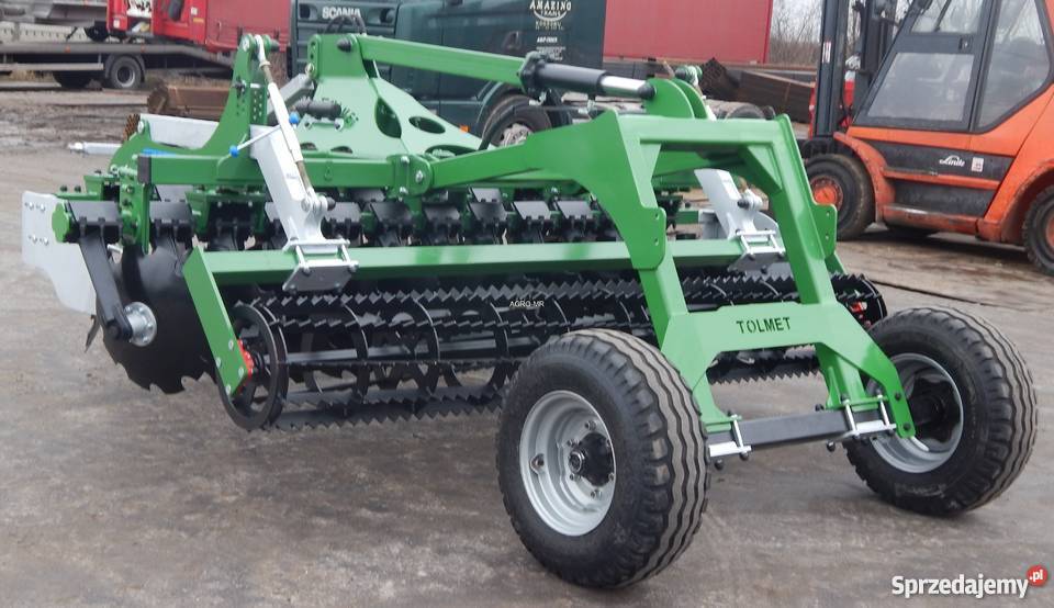 Brona talerzowa Astat z urządzeniem trakcyjnym Maszyny rolnicze Rogóźno