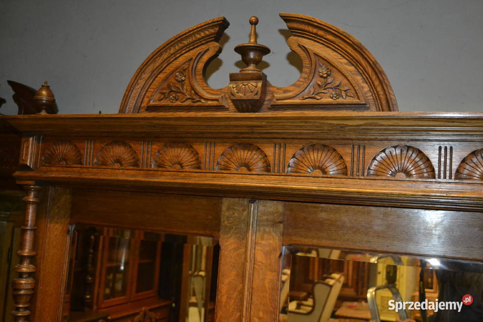 szafa neorenesansowa 1900 dąb