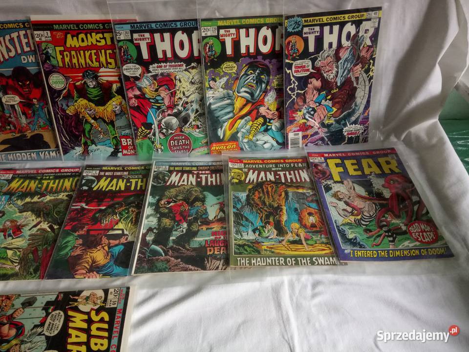 Komiksy Marvel stany brązowa era USA Amerykańskie