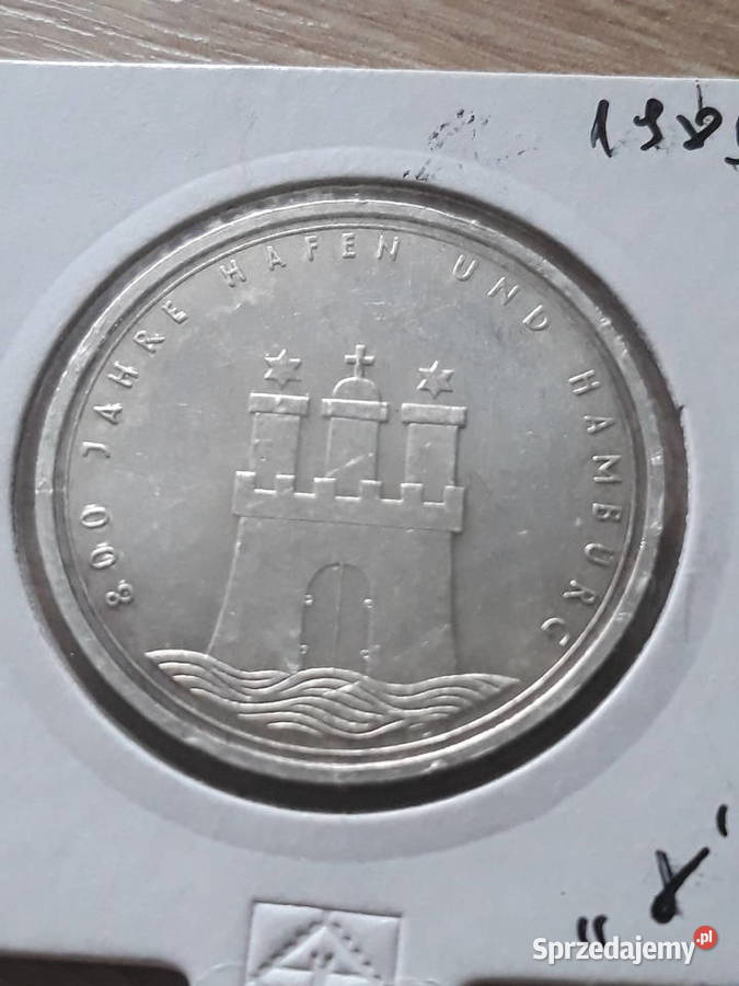 10 Marek 800 Lat Hafen i Hamburga 1989 rmen J Konin