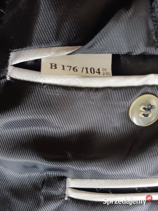 Garnitur męski czarny 176104 Rozmiar L
