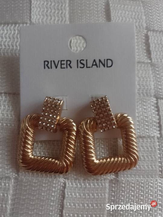 River Island Bogato zdobione kolczyki z Londynu małopolskie Kraków