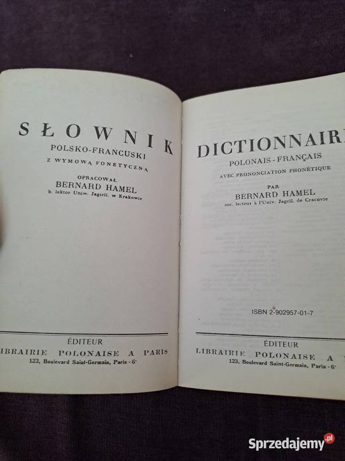 Słownik polskofrancuski Wrocław