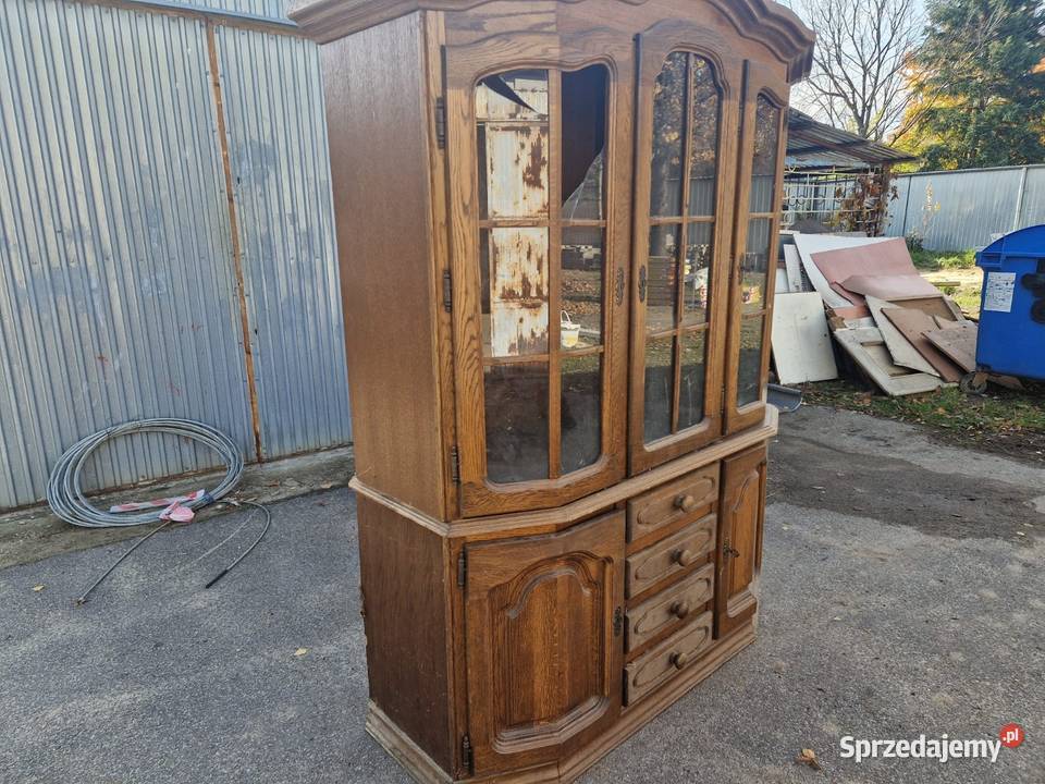 Kredens dębowy rustykalny Ostrowiec Świętokrzyski