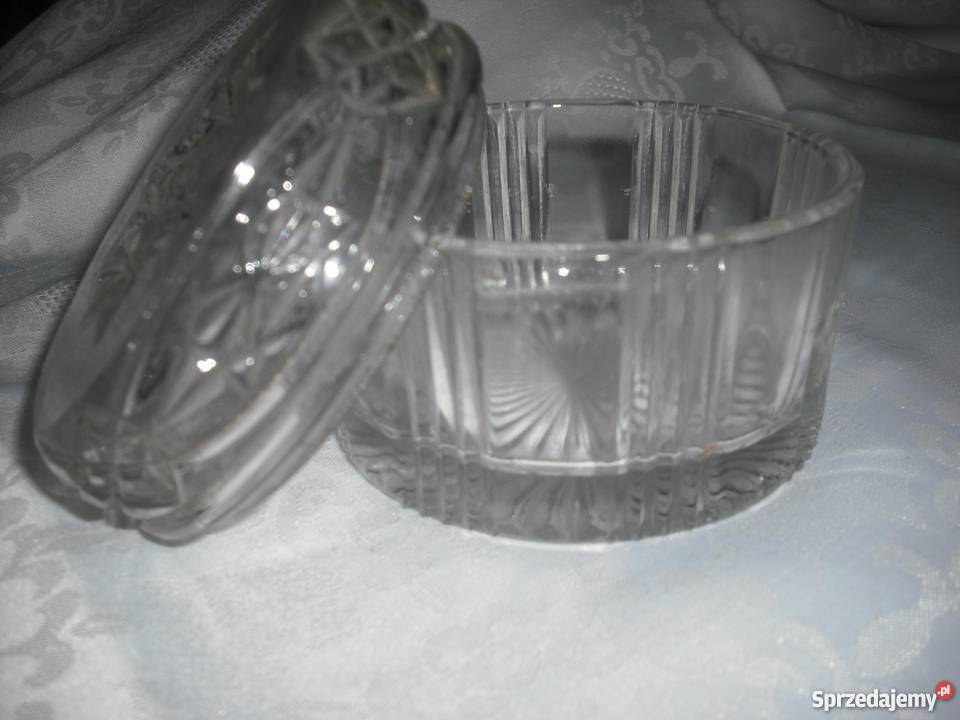SZKLANA BOMBONIERKA Warszawa sprzedam