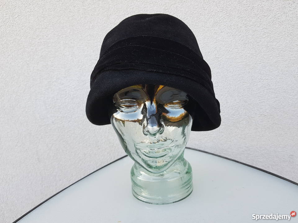 kapelusz damski retro z lat 40 Myszków