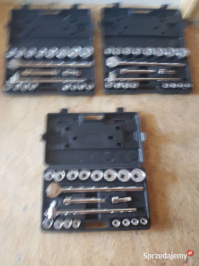 Zestaw kluczy nasadowych 12kątnych 21 el model Głogowa