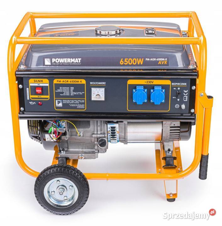Agregat PRĄDOTWÓRCZY Generator 6500W 230V AVR Katowice