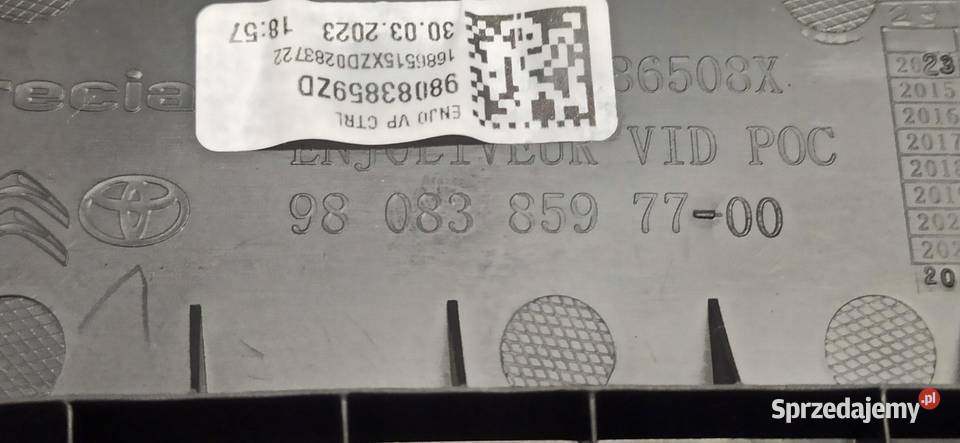 OPEL VIVARO C ZAŚLEPKA DESKI 98083859