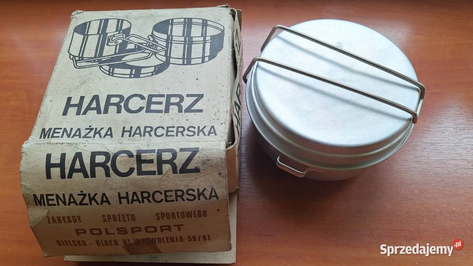 Menażka POLSPORT harcerska składana zestaw kompl Legionowo