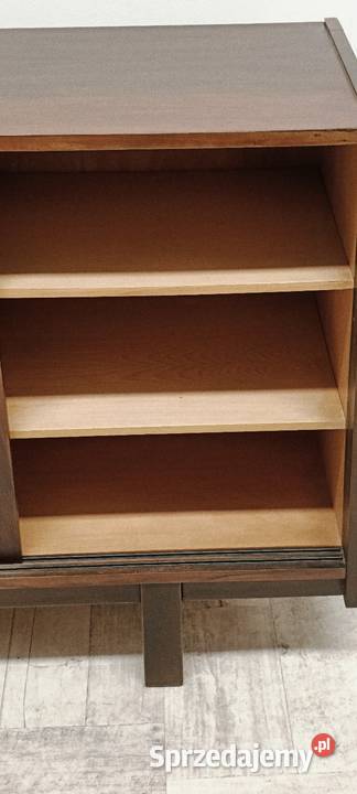 komoda sideboard vintage PRL design pod tv długa Komody Radomsko