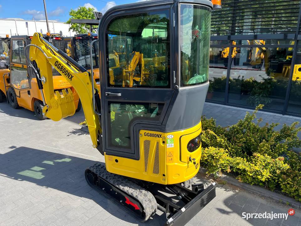 Mini Koparka z kabiną GG800NXC Gunter Grossmann Rok produkcji 2025 Poznań sprzedam