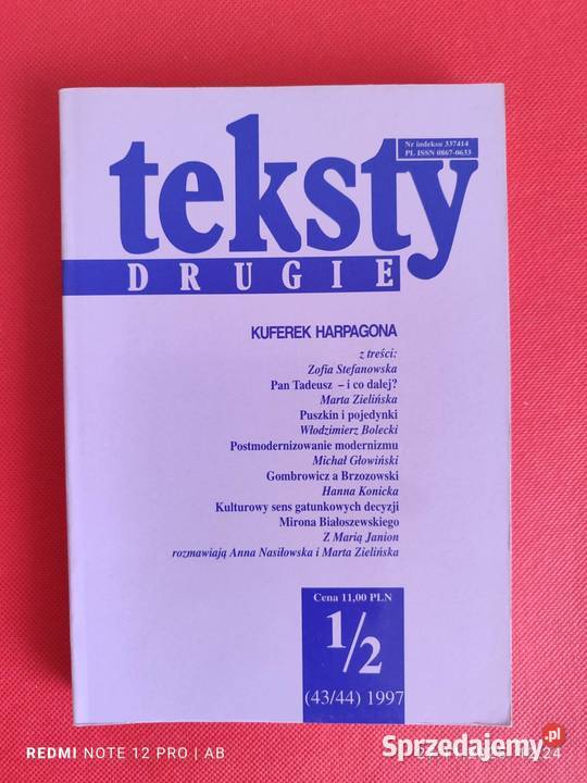 Teksty Drugie 12 4344 1997 Kuferek Harpagona IBL Katowice