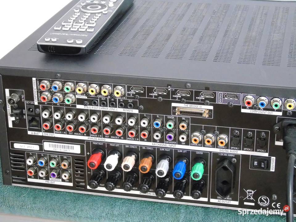 Amplituner Harman Kardon AVR 460 71 z pilotem podkarpackie