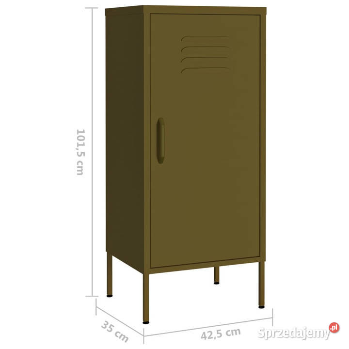 Szafka oliwkowozielona 425x35x1015 stalowa Warszawa