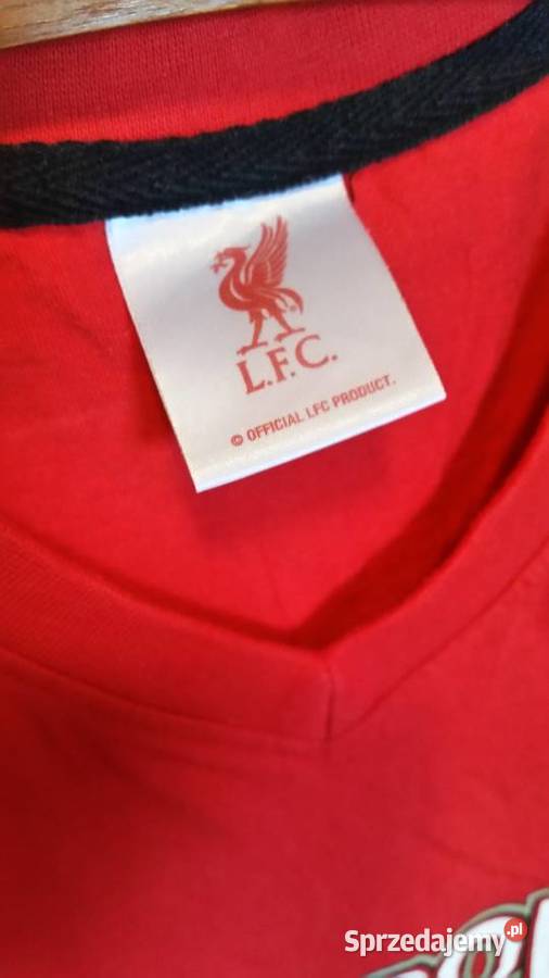 Czerwony tshirt LIVERPOOL FC Piłka nożna Sport i Wypoczynek Puławy
