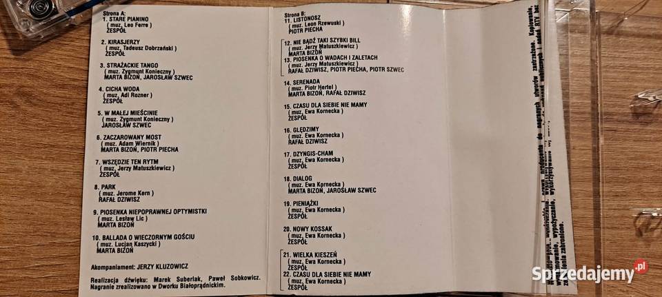 Teatr Ludowy Stare Pianino KASETA unikat 1995 małopolskie Kraków