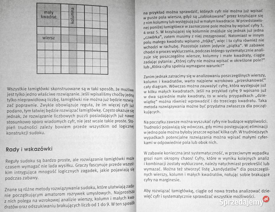 365 Sudoku profesjonalistów Pozostałe Chełm sprzedam