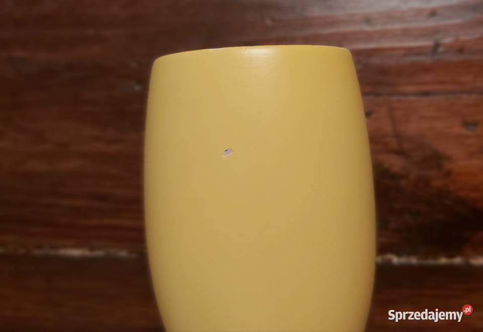 Świeczniki żółte komplet 2 sztuki pomorskie Słupsk