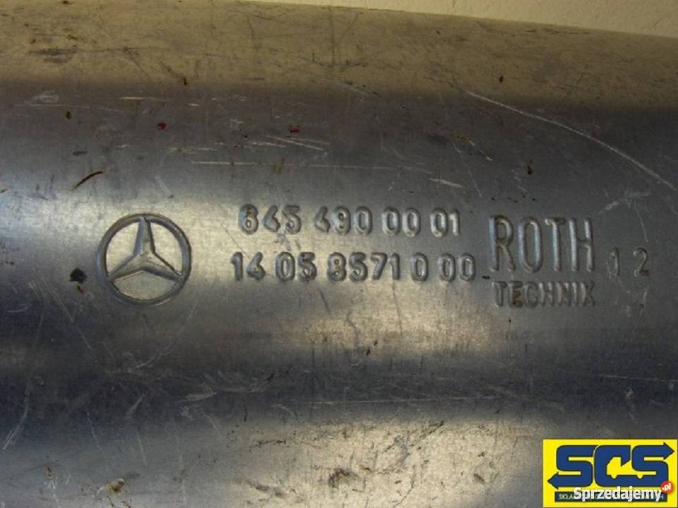 MERCEDES SK 2244 TŁUMIK KOŃCOWY Bieleń