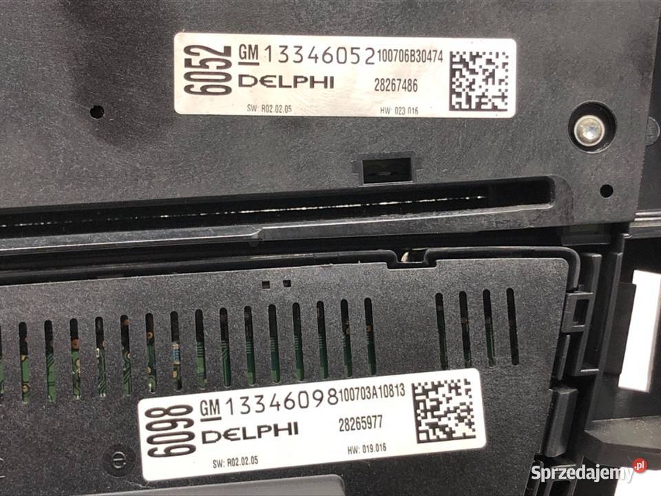 PANEL STEROWANIA NAWIEWU OPEL ASTRA J 13346052