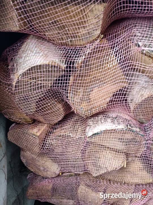 Drewno workowane do kominkana ognisko BRZOZA