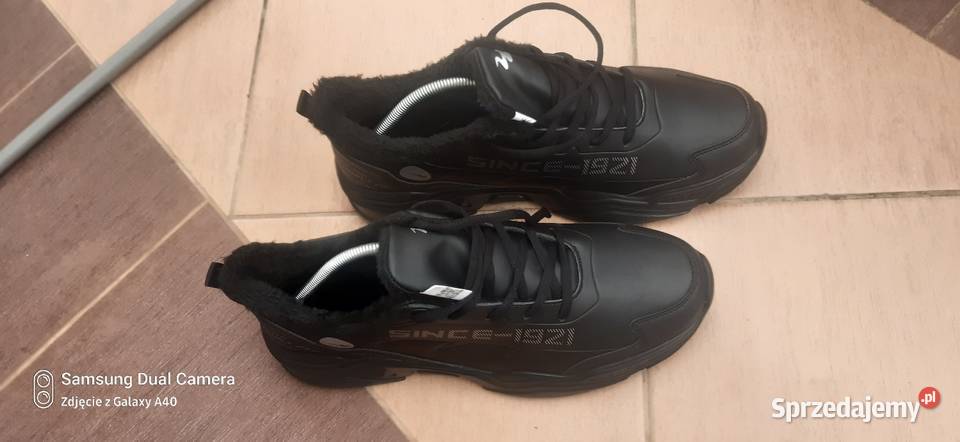 Nowe buty 46 czarne zimowe lekkie Warszawa