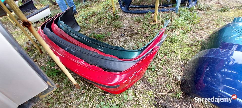 Nissan Almera n15 1996 1997 1999 zderzak tył 35 Części samochodowe Byków sprzedam
